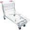 Hot Sale Warehouse Grocery Cart Heavy Duty Storage Cart Cargo Trolley Cart
