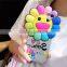 hot design hand strap flowers silicon tpu case for iphone 6 6s plus