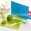 PP Antibacterial Rectangle Set Cutting Board With Base Colorful Chopping Board