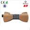 Natural wooden bow tie classic wholesale bow tie 2016 new product