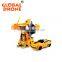 Transformable robot toy in hot sale! 1/22 6-channel rc robot car kits with a remote control, one bottom for transformation