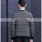 2016 men sweater grey plaid shirt collar pullovers