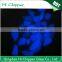 Blue green glowing glass chips for garden decoration