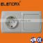 European style flush mounted one gang one way wall switch with light (F3101)
