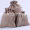 Linen Fabric jewelry packing bags,jute wedding sweet bags