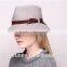 Women's Classic Fedora Hat With a Narrow, Free Falling Brim.Gray Felt Fedora Hat Vintage Style Hat.