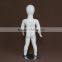 Fiber standing abstract children frock model kids mannequin chrome mannequins