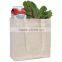 Cotton Shopping Bag/ V-Natural Organic Cotton Grocery Tote Bags