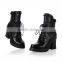China factory real leather warm stylish shoes woman boots 2014 in winter