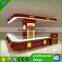 Retail Ring Display Counter/ MDF Jewelry Display Furniture/ Lighted Jewellery Counter Display