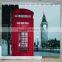 China supplier polyester london big ben shower curtain