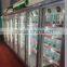commercial upright beverage display cooler for supermarket