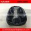 Car Shift Gear Knob 5 Speed With Red/ Blue/ Silver Caps And Stitches Leather Boot For VW Golf IV 4