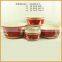 glazed ceramic christmas flower pot