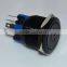 Automotive Waterproof Push Button Switch L22(Dia.22mm) With Power Symbol Black Color