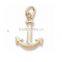 alloy charms and pendants 3 Dimensional anchor charms for bracelet