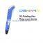 eu/uk/us/au adapter new Semi-Automatic magic 4 color 3d printer pen 3d drawing pen direcet China manufacture
