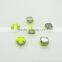 CC square claw metal setting silver acrylic candy jewel rhinestone DIY fashion decoration craft fitting garment bags accessories