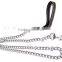 Dog Pet Collar Pet Chain With PU Leather Leash