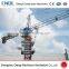 Mobile tower crane joystick with rail