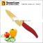 Santoku black mirror shining ceramic knife with ABS+TPR soft touch handle