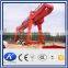 High quality double beam trolley goliath crane