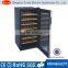 Total Black Color Elegant Design Upright Small Commercial Solar Powered Bar Cabinet Refrigerator