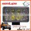 Super bright 24W 4D lens led headlight driving light for trucks snowmobile motorcycle special vehicles