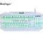 Factory Advanced white LED backlit USB Wired game keyboard
