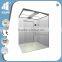 800kg machine room passenger lift with hairline stainless steel