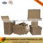 Custom PU Leather Flip-Top Box Wooden Packaging Box Storage Box