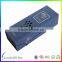 Open door Cardboard Wine Bottle Gift Box Paper Wine Packaging with Satin Insert