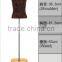 Movable Fabric Surface Half Body Mannequin For Wedding Dress Display