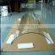 curved double glazing glass thickness