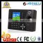 Built-in ID card sensor (optional for IC card), validate freely by Card, fingerprint and password combination. 2.8 inch TFT colo