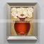 Wood framed high quality natural oil painting pictures of flower