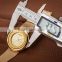 OEM custom your brand luxury IPG gold mesh stainless steel bracelet watch for women