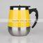 China supplier travel auto coffee mug 400ml water cup leakproof double wall stainless steel mug