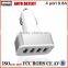 mobile accessory 2015 four 4 port car usb charger 9.6a,48w vehicle charger
