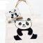 High Capacity Bag Cute Panda Handbag Cotton Shopping Bag