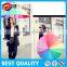 100% polyester rainbow straight umbrella