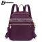 canvas lady backpack college school bag waterproof