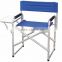 Folding ligthweight aluminum director chair