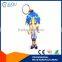 custom lovely girl shaped soft pvc rubber keychain