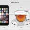 arizona drinks high borosilicate double wall wholesale coffee cup set for 300ml