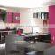 Romantic pink lacquer modern Hot Sale Kitchen Design/kitchen cabinets