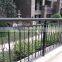 wholesale and low price galvanized black powder painted panel used aluminum steel fences