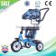 China tricycle wholesaler air wheels child metal tricycle with canopy