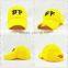 100% cotton long bill 6 panel cotton promotional custom baseball cap