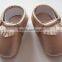 2016 high quality Silver Toddler Moccasins baby hot sell baby girl Sequin leather wholesale baby shoes